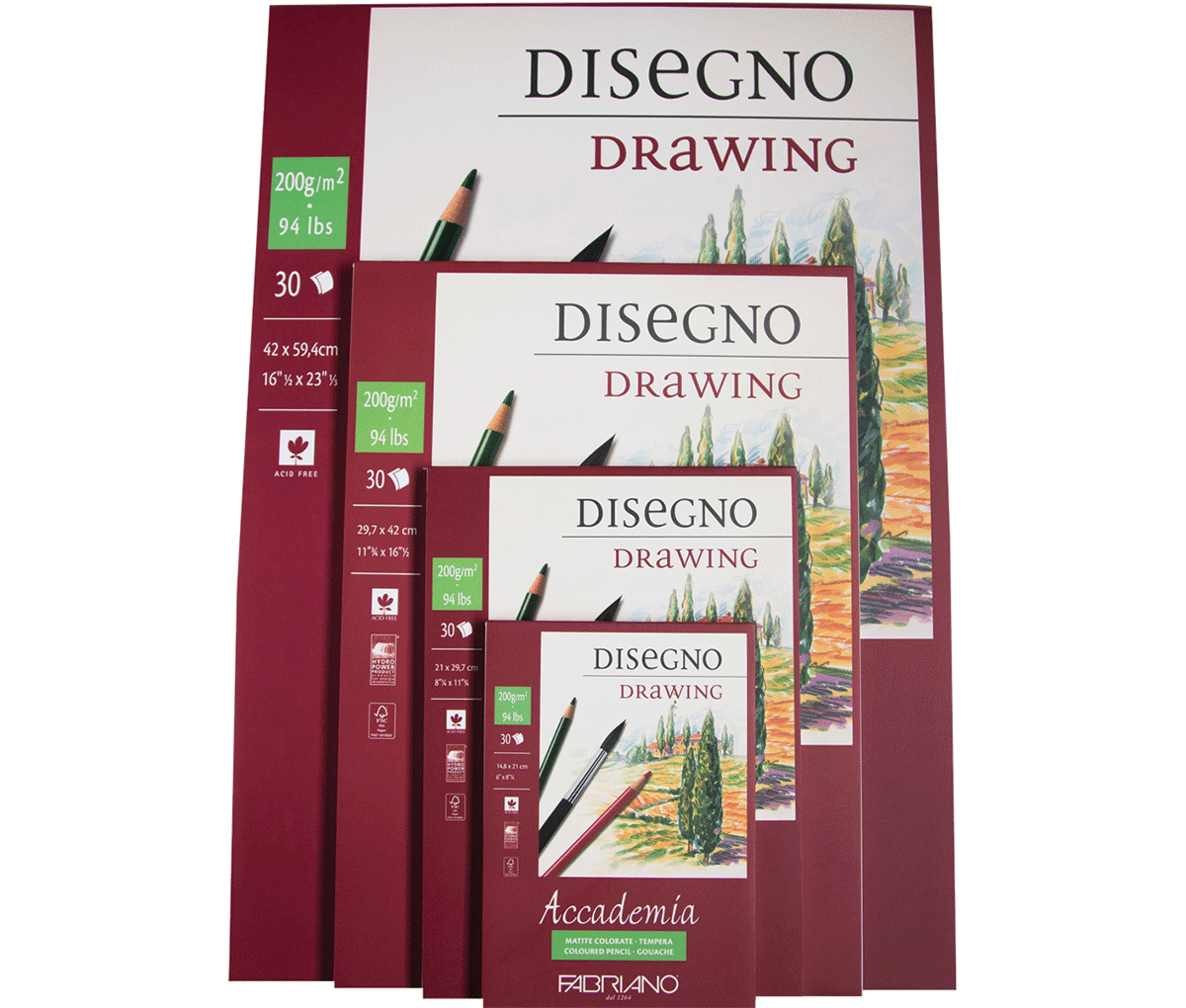 Fabriano Accademia Sketch Pads Bricha Paper Products